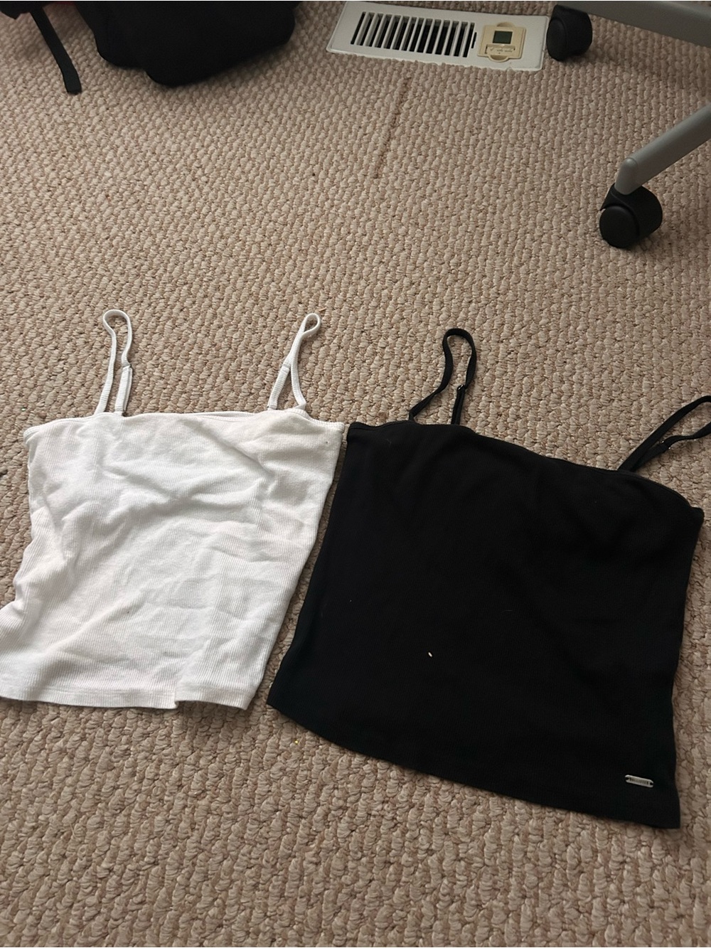Hollister Spaghetti Strap Tank Duo - Black & White